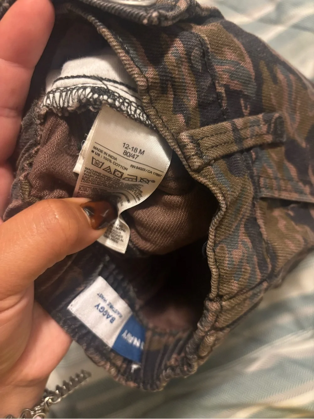 Old Navy Camouflage Kids Jeans in Olive/Brown